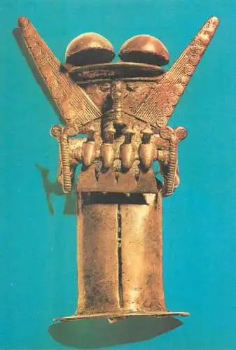 Colombia Bogota Gold Museum Fine Art Postcard Estilo Quimbaya