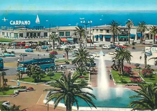 Postcard Italy Viareggio place Mazzini