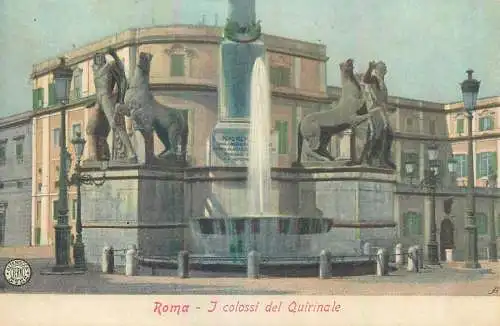 Italy Roma I colossi del Quirinale