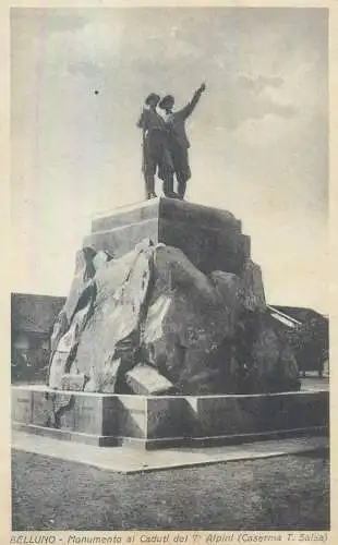Italy Belluno Monumento ai Caduti del 7 Alpini Caserma T Salsa