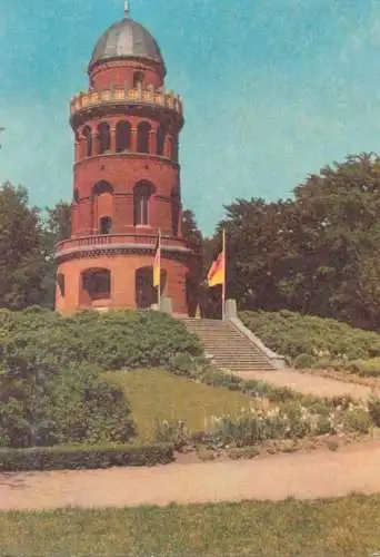 Postcard Germany Bergen Rugen tower