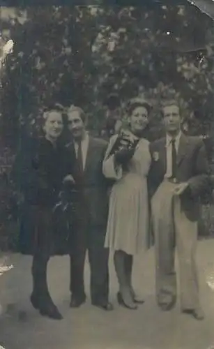Postcard family social history couples