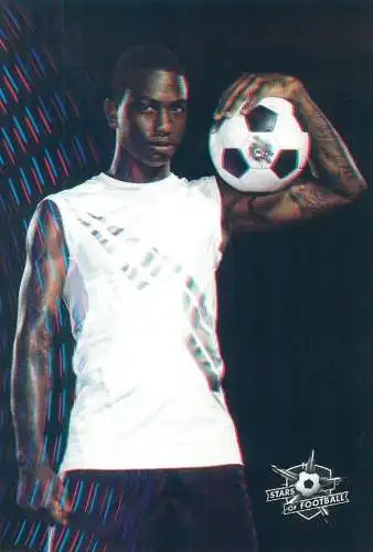 Stars of football trade card printed signature Aljero Elia The dancer