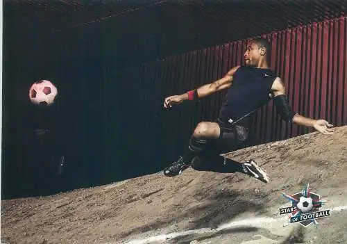 Stars of football trade card printed signature Rydell Poepon