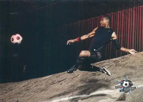 Stars of football trade card printed signature Rydell Poepon