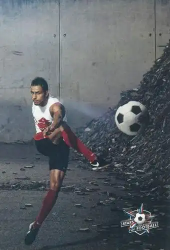 Stars of football trade card printed signature Nacer Chadli