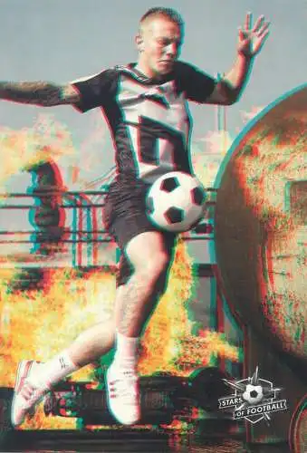 Stars of football trade card printed signature Jordy the Visionary Clasie