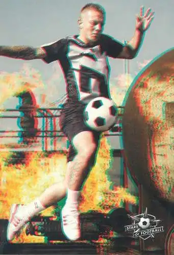 Stars of football trade card printed signature Jordy Clasie