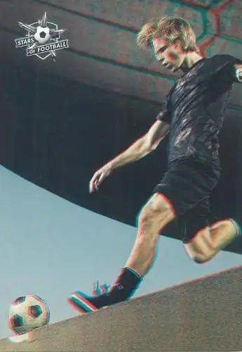 Stars of football trade card printed signature Kees natural born winner Luyckx