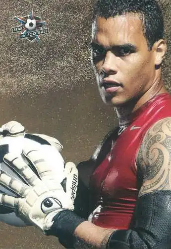 Stars of football trade card printed signature Michel Vorm