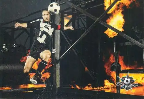 Stars of football trade card printed signature Ron Vlaar