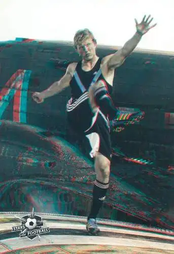 Stars of football trade card printed signature Dirk Kuyt