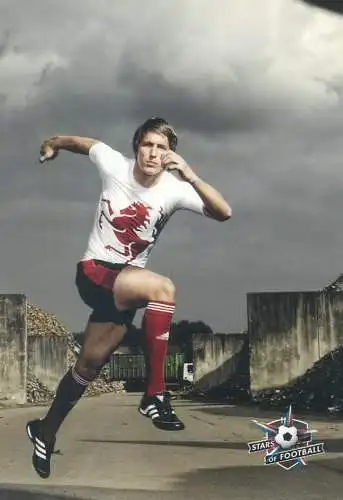 Stars of football trade card printed signature Luuk Mister smile Dejong