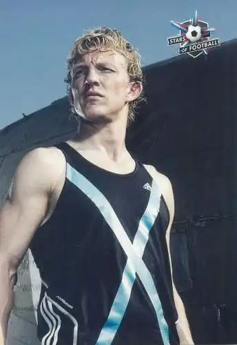 Stars of football trade card printed signature Dirk Kuyt