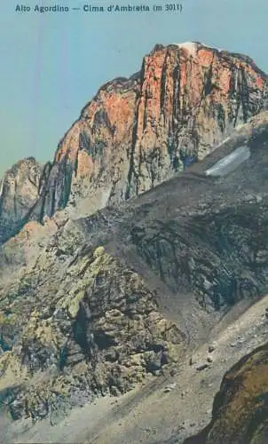 Italy Belluno province Alto Agordino Cima d'Ambretta
