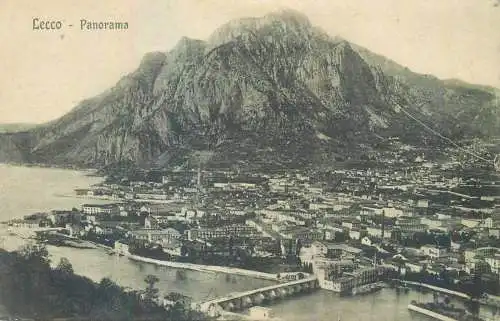 Italy Lecco panorama