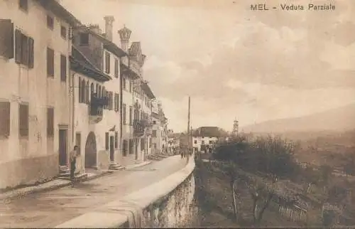 Italy Belluno Mel veduta parziale