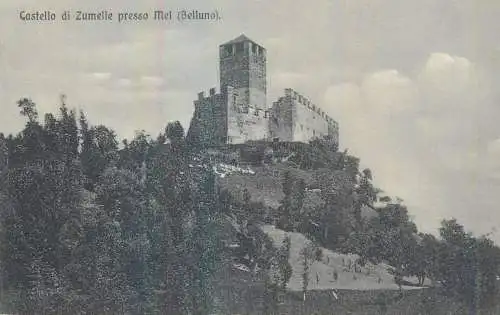 Italy Belluno Castello di Zumelle presso Mel