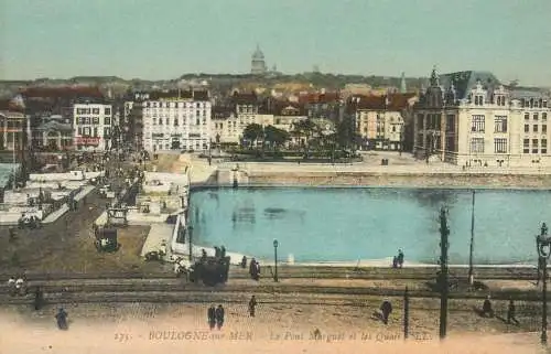 France Boulogne sur Mer Le Pont Marquet et les Quais