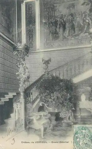 France Verteuil Chateau Grand Escalier