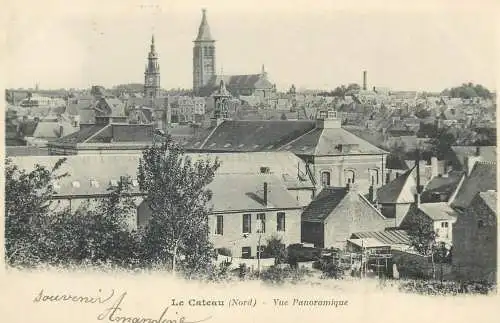 France Le Cateau (Nord) vue panoramique