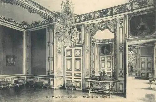 France Palais de Versailles Chambre de Louis XV
