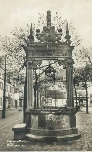 Germany Hanau am Main Marktbrunnen