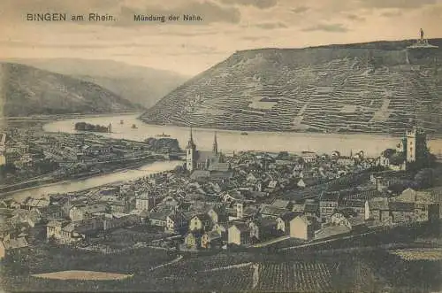 Germany Bingen am Rhein Mundung der Nahe