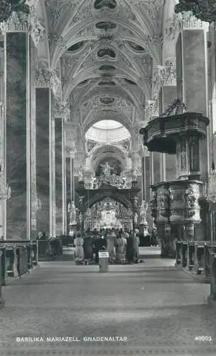 Austria Basilika Mariazell Gnadenaltar Inneres der Kirche