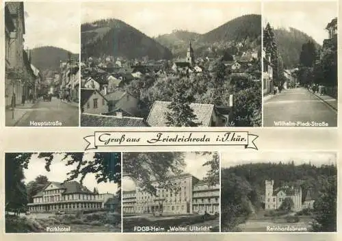 Postcard Germany Friedrichroda Thur