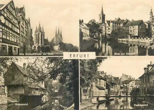 Postcard Germany Erfurt