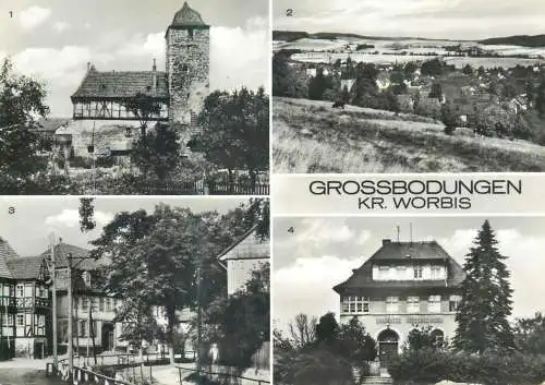 Postcard Germany Grossbodungen Worbis
