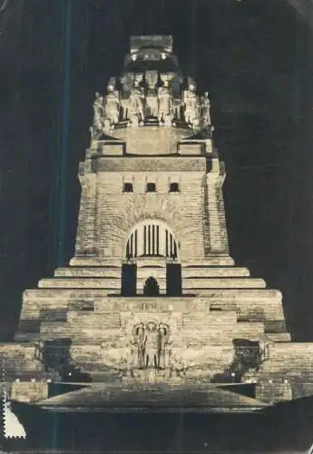 Postcard Germany Leipzig battle of Nations monument