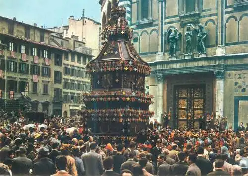 Postcard Italy > Toscana > Firenze (Florence) procession