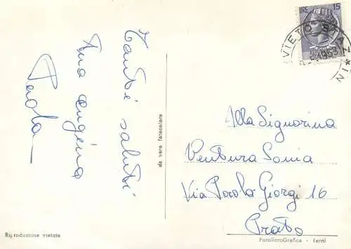 Postcard Italy Orvieto multi view