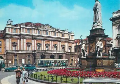 Postcard Italy Milano teatro alla Scala