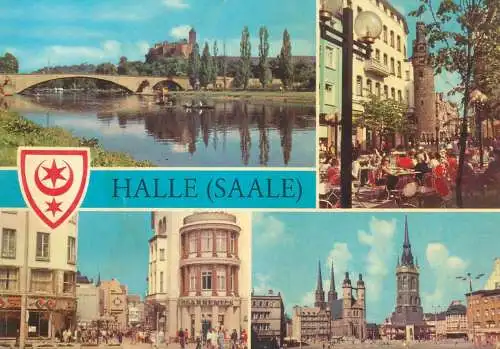 Postcard Germany Halle Saale