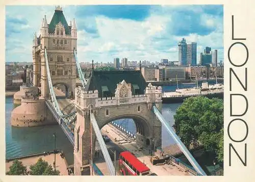 Postcard United Kingdom > England > London > Tower bridge