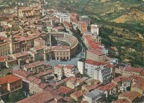 Postcard Italy Macerata Spheristerion seen from the aeroplane