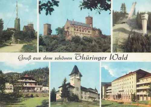 Postcard Germany Grub aus dem schonen Thuringer Wald