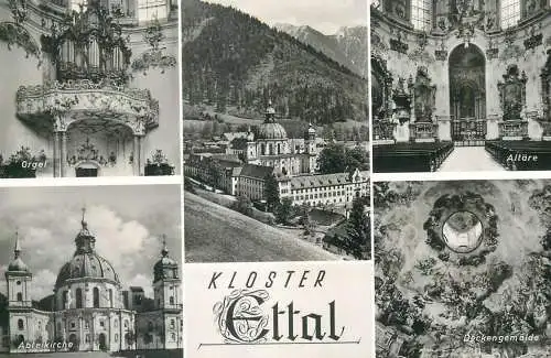 Germany Kloster Benedictiner Abtei Ettal multi view