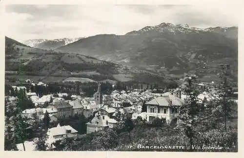 France Barcelonnette vue generale