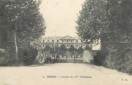 France Bourg Caserne du 23eme d'Infanterie