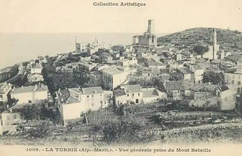 France La Turbie vue generale prise du Mont Bataille