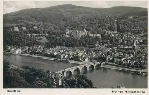 Germany Heidelberg Blick vom Philosophenweg