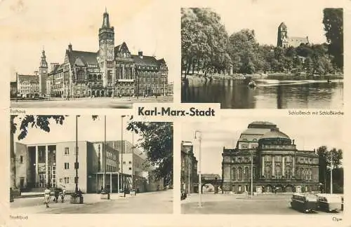 Germany Chemnitz/Karl-Marx-Stadt multi view