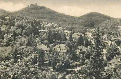 Germany Eisenach Blick zur Wartburg