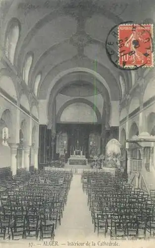 Algeria Alger interieur de la Cathedrale