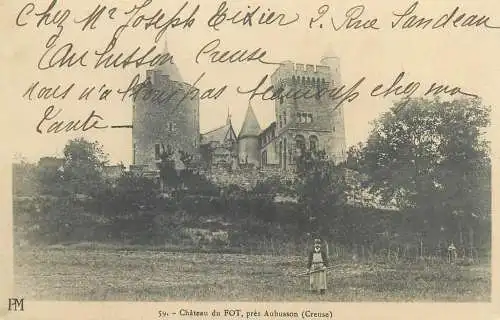 France Chateau du Fot pres Aubusson