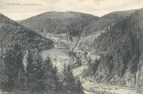 Postcard Germany Triberg Schwarzwald